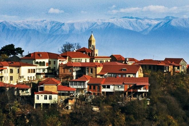 Ibtsokhi village in the Kvareli district of the Kakheti region.jpg